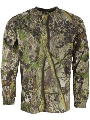 KT Adult Hunting Long Sleeve T-Shirt Shooting Hunting Camouflage Cotton