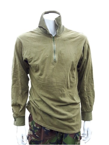 Genuine British Forces Norgee Shirt Thermal Norwegian Shirt Olive Green