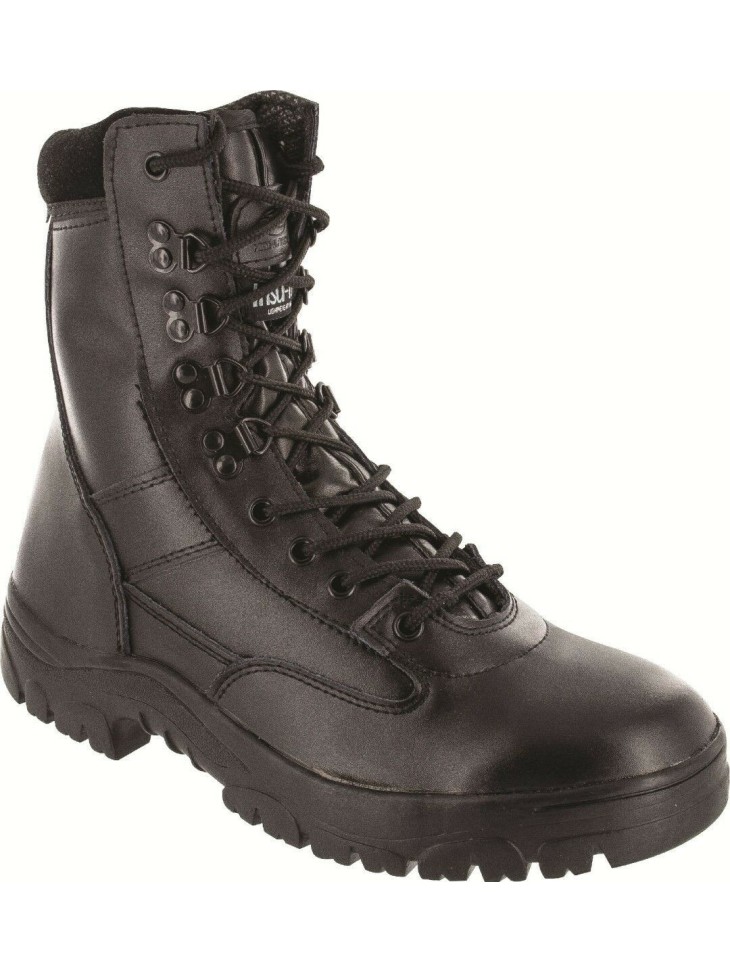 Highlander Delta Boot Adult & Youth Mens Black Leather Tough Work Forces Cadets
