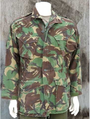 Genuine Surplus Vintage 1980's British Camo Jacket Cotton DPM Sustainable Repair