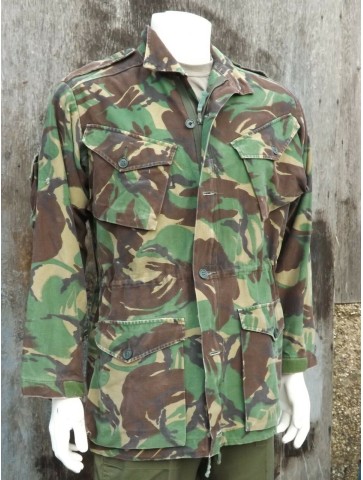 Genuine Surplus Vintage 1980's British Camo Jacket Cotton DPM Sustainable Repair