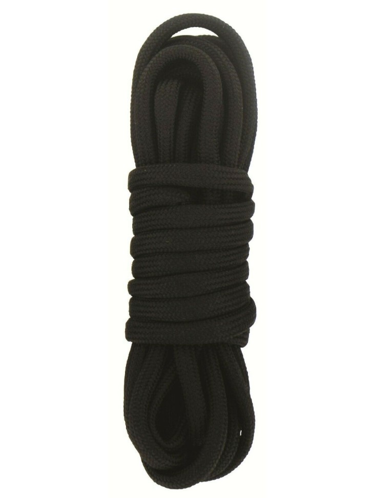 Highlander 1 Pair Quality 180cm Army Combat Boot Laces BLACK Round Long Military