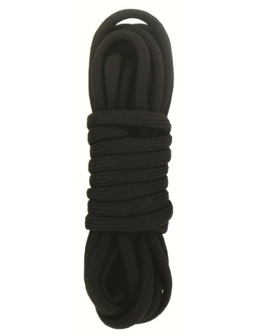 Highlander 2xPair Quality 180cm Army Combat Boot Laces BLACK Round Long Military
