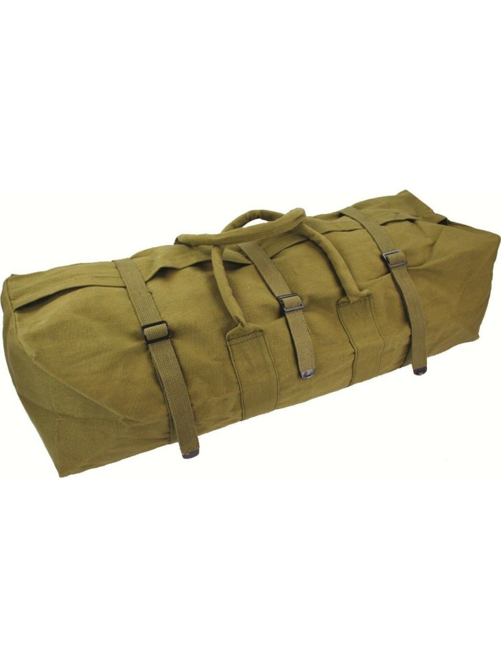Highlander Rope Handle Tool Bag Cotton Heavy Duty Canvas Strap Top NO ZIP