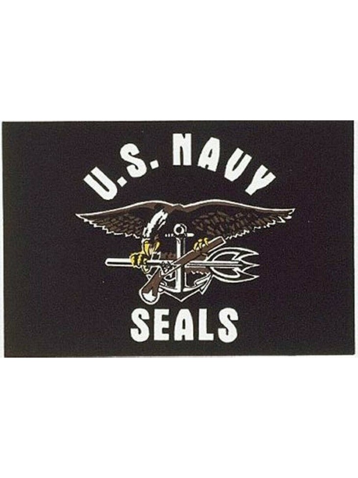 US Navy Seals FLAG 5' x 3' US Army Military Regiment Armed Forces United States