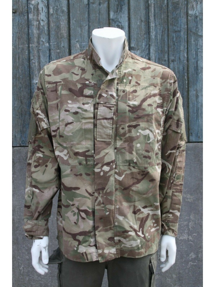 Genuine Surplus British Barrack Shirt Jacket Combat Temperate Weather MTP