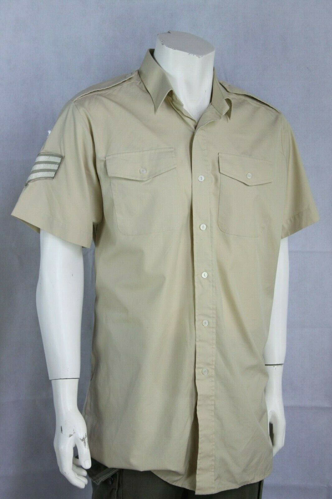 Genuine British Army Male Fawn Shirt Short Long Sleeve Uniform Replacement