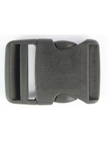 Rounded Side Release Buckles Black Plastic Clips Rucksacks Replacement All Sizes