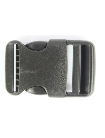 Rounded Side Release Buckles Black Plastic Clips Rucksacks Replacement All Sizes