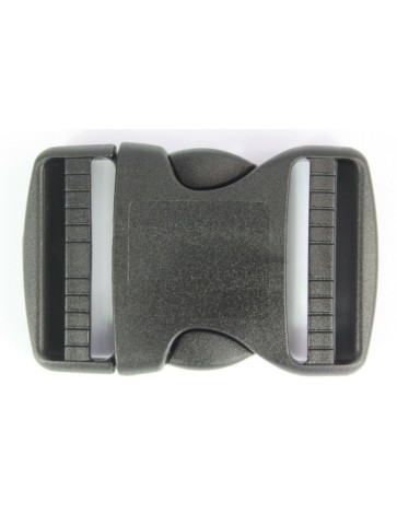 Double Side Release Buckles Black Plastic Clips Rucksacks Replacement All Sizes