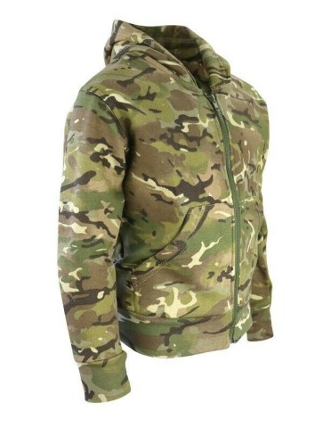 Kids/Boys Army BTP Camo Fleece Lined Hoodie Zipped Hoodie Jacket Size 3-13 Years