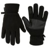 Highlander Polar Fleece Gloves Non Slip Palm Black Thermal Winter
