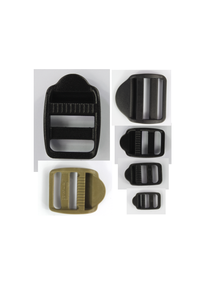 Ladderlock Buckles Black Tan Plastic Tension Rucksacks Replacement All Sizes