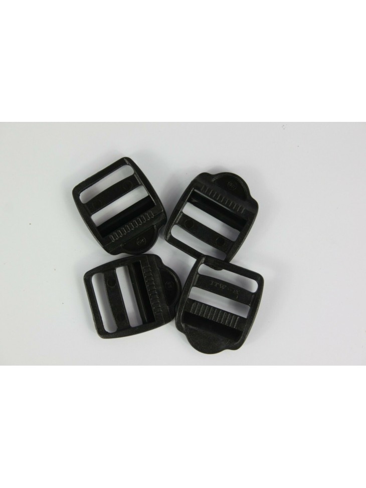 Ladderlock Buckles Black Tan Plastic Tension Rucksacks Replacement All Sizes