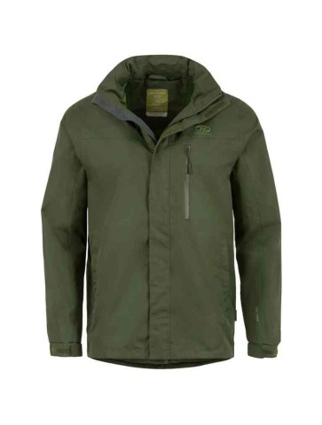 Highlander Kerrera Jacket Waterproof Windproof Breathable Coat Green Black Blue