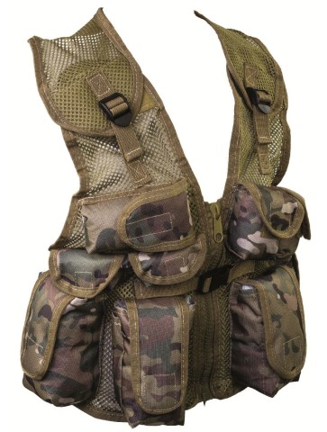 Kids Camouflage Assault Vest Childrens Action play Vest BTP HMTC MTP Style Army Forces