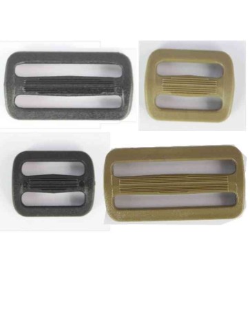 Tri-Glide Slider Buckles Black Tan Plastic Loops Rucksacks Replacement All Sizes