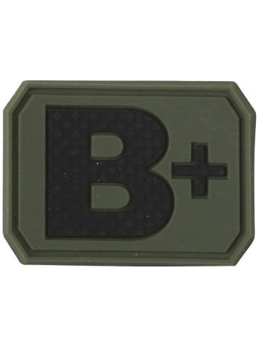 Kombat  PVC Blood Group Patch Military Forces Velcro V-Cam
