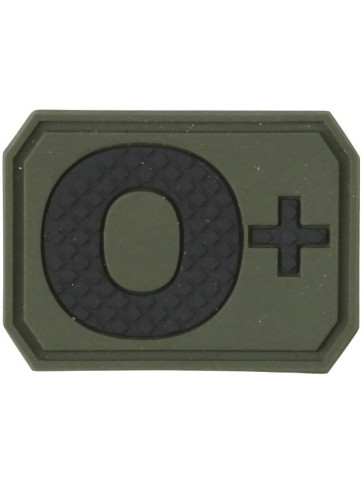 Kombat  PVC Blood Group Patch Military Forces Velcro V-Cam
