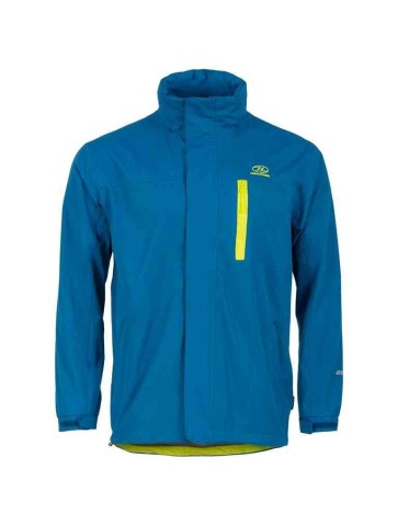 Highlander Arran Waterproof Breathable Rain Jacket Coat Windproof Blue