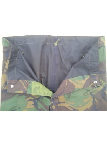 GS British Army 100% Waterproof Over-trousers PVC  DPM Woodland Camo