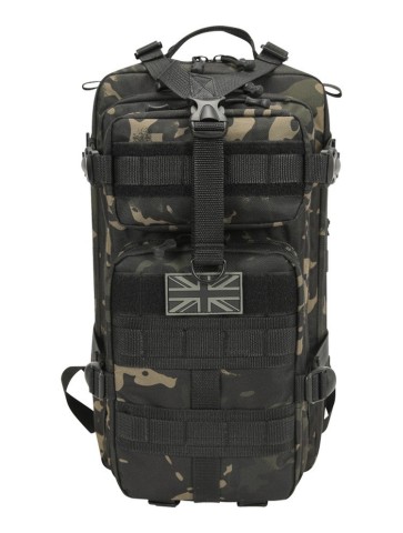 Kombat Tactical Stealth Pack 25litre Daysack Rucksack Backpack MT Black Camo