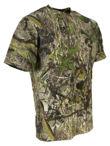 Kombat Hedgerow Short Sleeve T-Shirt Fishing Hunting Shooting Camouflage Leaf