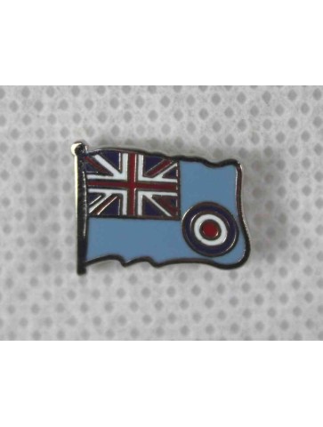 Enamel RAF Ensign Flag Badge Lapel Pin Small Metal Airforce  14 x 10mm