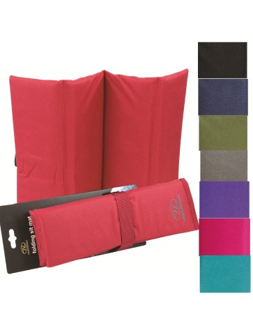 Highlander Sit mat Camping Mat Cushion Folding Compact Padded Blue Grey Pink