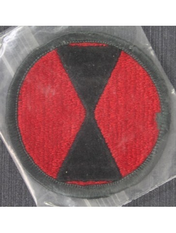 Genuine Surplus US 7th Infantry Division Embroidered Cloth Badge Patch Army