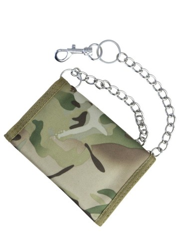 Kombat Bi Folding Military Wallet on chain Black BTP DPM Army Camouflage