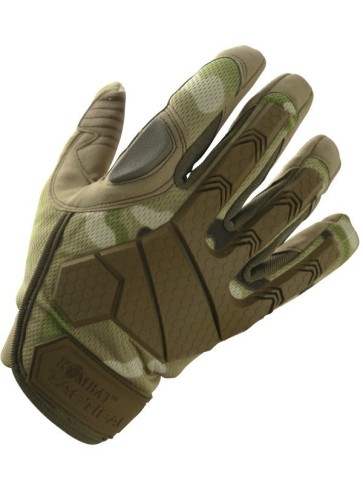 Kombat Alpha Fingerless Gloves Airsoft Black Green Coyote BTP Camo