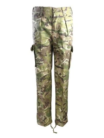 Kids Multicam Style Camo Combat Trousers