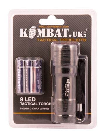 Kombat 9 LED Tactical Torch and Flashlight