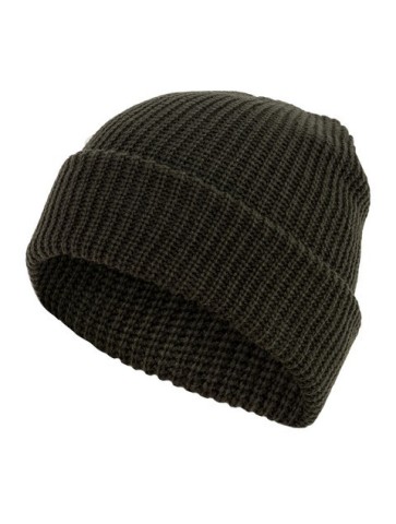 Highlander Acrylic Knitted Bob Hat Watch Hat Black Green