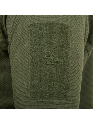 Highlander Tactical Hirta Fleece Lightweight Fleece Mid Layer Zip Neck Top