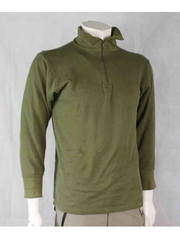 Genuine Surplus Dutch Army Warm Winter Thermal Zip Neck Shirt Top Norgee