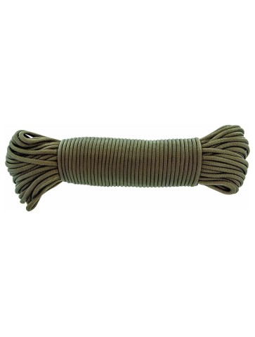 Highlander Strong Military Style Olive Paracord 15m Length Bushcraft String