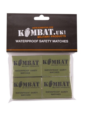 Kombat Waterproof Matches Camping Bushcraft