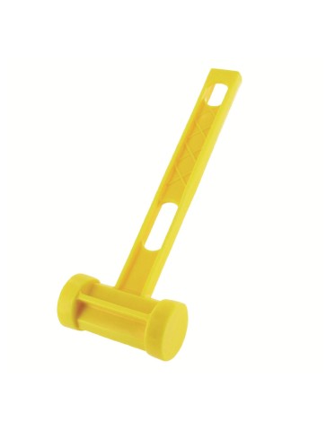 Highlander Plastic Yellow Mallet and Puller for Tent Pegs Camping