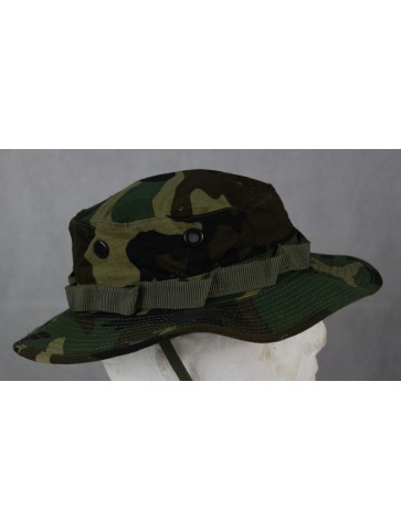Highlander Boonie Hat Sun Hat Woodland Cotton Camouflage Military Style Medium