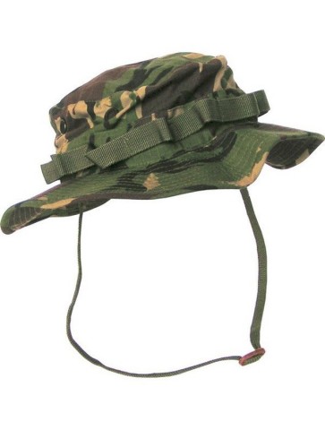 DPM Woodland CAMO ARMY CADET STYLE WIDE BRIMMED BOONIE HAT SUN HAT AIRSOFT