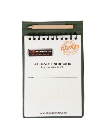 Highlander Outdoor Waterproof Notebook 50 pages