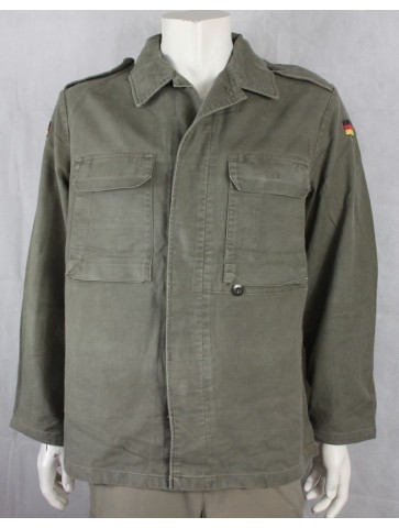 Genuine Surplus Vintage German Army Moleskin Jacket Cotton Repaired