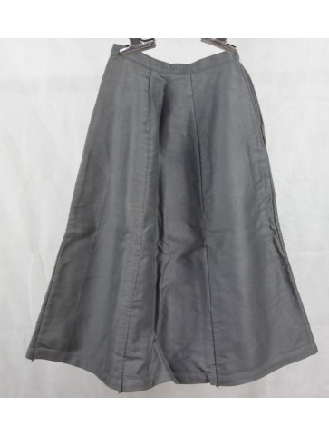 Used Grey Moleskin Skirts Panelled A-Line Small Sizes Possibly Army Surplus