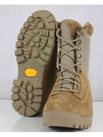 Highlander ATF Pro Forces Tactical Desert Boot Tan Suede Cordura Panels Military