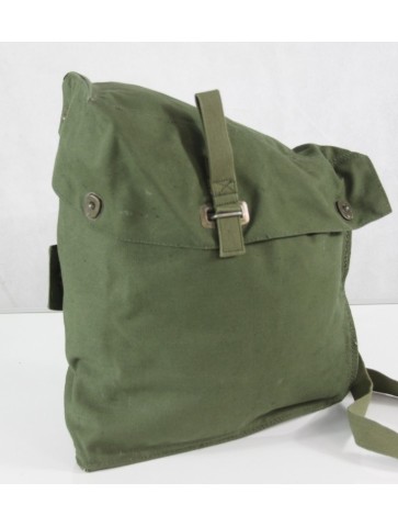 Genuine Surplus Swedish Shoulder Bag Side Messenger Vintage Green Canvas Remodel