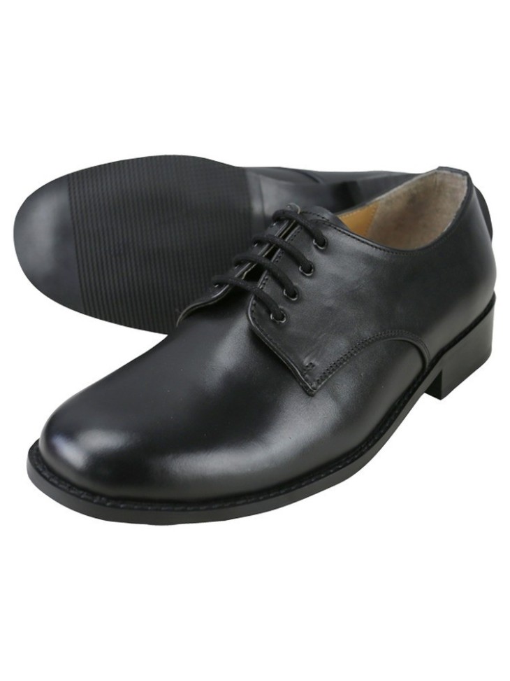 Kombat RAF Style Parade Shoes Black Full Grain Leather Cadets Army Oxford