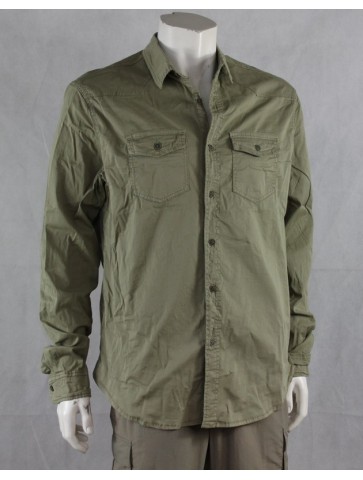 Sample Vintage Style Shirt Khaki XXL(42") Casual Outdoor Country  (219)