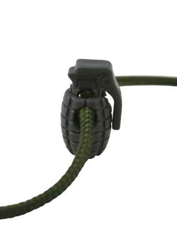 Pack10 Grenade Cord Locks Stoppers Toggle Tactical Military Airsoft EMO Punk Tan